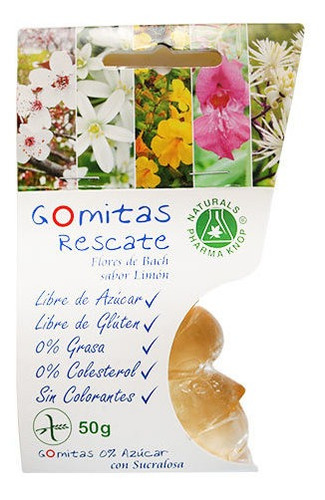 Gomitas Rescate Flores De Bach 50g  Pharma Knop®