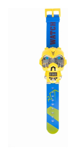 Imagen 3 de 5 de Reloj Niño Pulso Transformers Bumblebee 2020