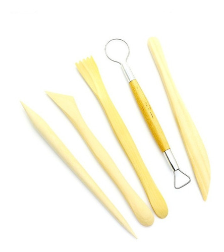 Kit 5 Herramientas Moldeado De Arcilla Y Pasta De Modelar