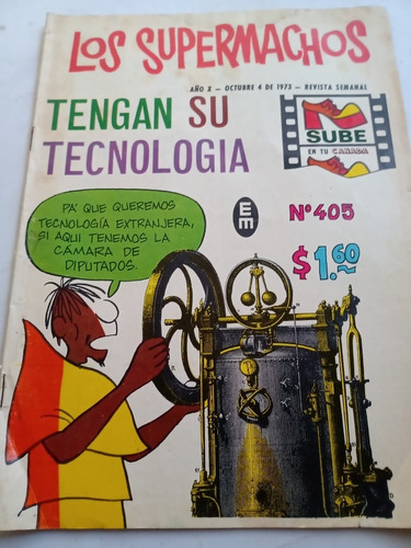 Los Supermachos Rius Año 1973 Tengan Su Tecnología