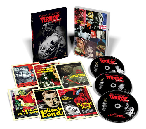 Dvd Obras Primas Do Terror: Krimi Alemão / 6 Filmes