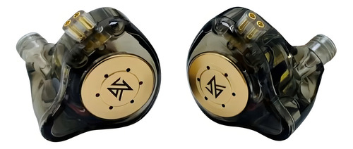 Fone De Ouvido Kz Edx Pro Sem Mic Audiófilos Cor Preto