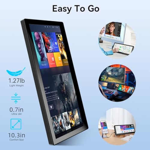 Monitor De Pantalla Táctil Pequeño De 10.3