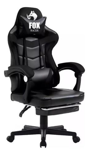 Cadeira Gamer Fox Nordic Confort Preto Apoio Para Os Pés