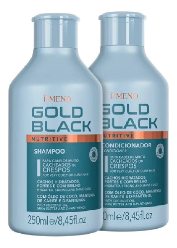 Amend Gold Black Hidratação Nutritiva Kit Shampoo+cond