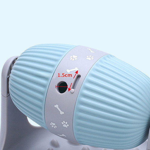 Dispensador De Alimentación Lenta Altura Ajustable Azul