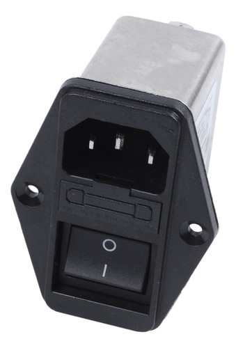 2 Terminales De Soldadura Con Filtro Emi Iec 320 C14 E Inter