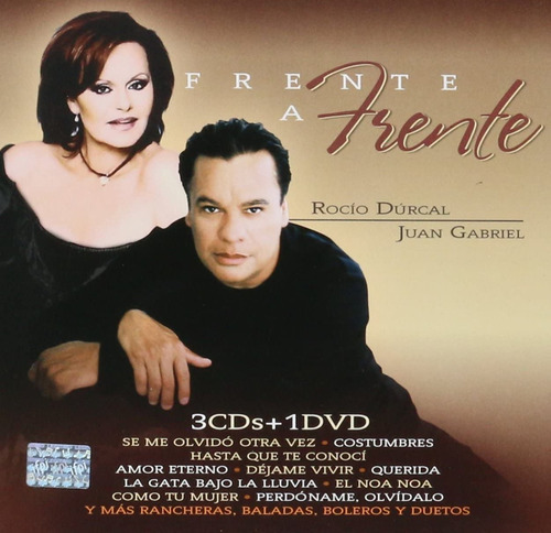 Frente A Frente Juan Gabriel / Rocío Dúrcal | 3 Cds + Dvd 