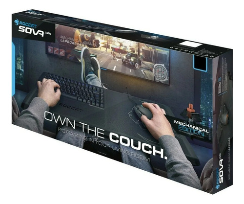 Teclado Roccat Sova Gaming Color Negro Idioma Inglés US Internacional