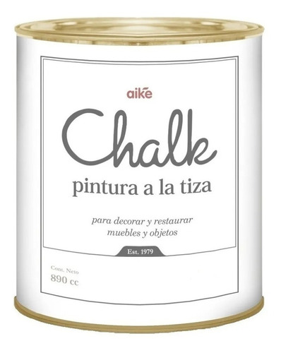 Aike Chalk Pintura A La Tiza Madera Muebles 1 Litro