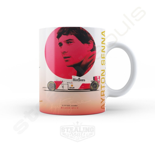 Taza Fierrera - Ayrton Senna #29 | World F1 Champion Edition