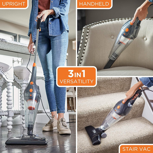 Aspiradora Vertical 3 En 1 Black And Decker Bdxhhv005