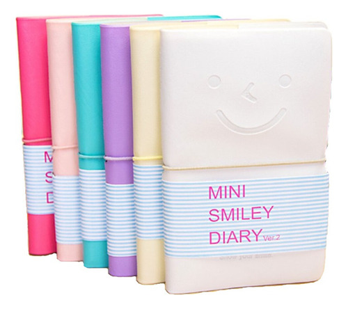 Mini Cuaderno Libreta Smiley + Bolígrafo De Obsequio