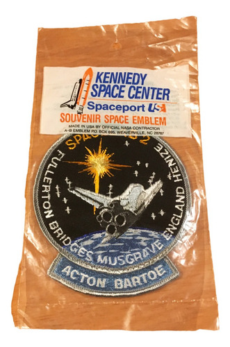 Parche Nasa Emblema Tripulacion Challenger Spacelab 2 Usa