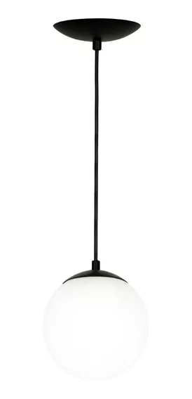 Lustre Pendente Orby Bolinha Preto