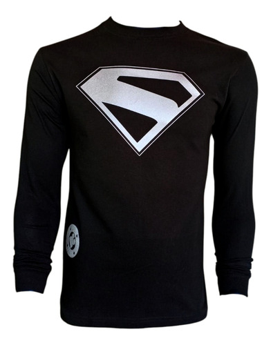Playera Superman Legacy Manga Larga 333cosplay