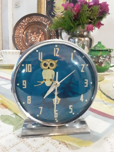Reloj Despertador De Cuerda. Vintage Cc