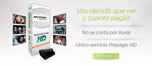 Imagen 5 de 6 de Kit Pre Pago Antina Hd Lanus