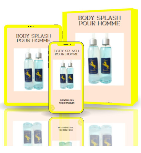 Body Splash Perfume Hombre Pour Homme (200ml) X5u