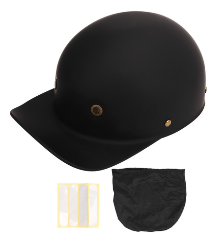 Tk Gorra De Béisbol Retro De Medio Casco Para Motocicleta