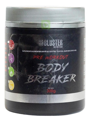 Pré Treino Body Breaker (300gr) Limão Bluster Nutrition
