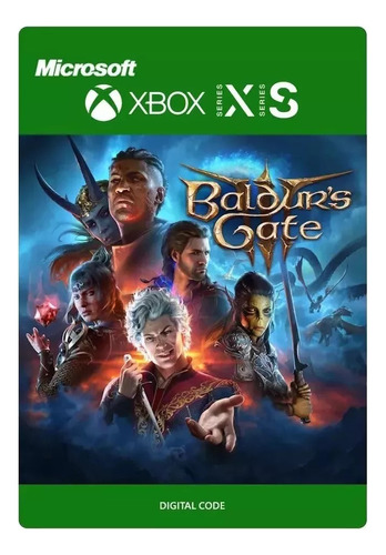 Baldur's Gate 3 Xbox Series X|s Código 25 Digitos Global 