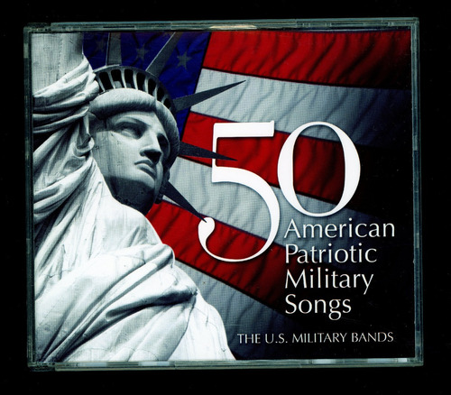 50 American Patriotic Military Songs, Gran Album De 3  Cds.