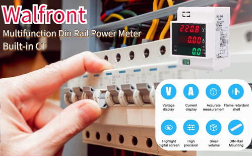 Medidor De Energia Multifunción Ac 80-300 V / 200-450v 100 A