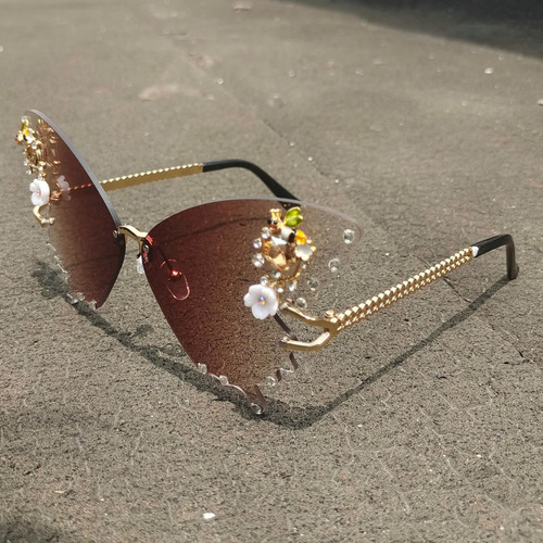 Willochra Gafas De Sol Con Forma De Ojo De Gato Y Mariposa P