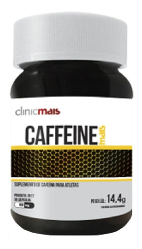 Cafeína (caffeine) 480mg 30caps - Clinic Mais