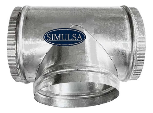 Tee De 06 Pulgadas De Lamina Galvanizada / Simulsa
