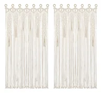 Comprar Osunnus Cortina Bohemia De Macram Para Ventana, Cortina Divi