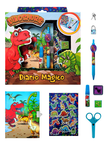 Wild Dinosaurs Diario Dinosaurios Niños - Aprende Y Diviérte