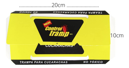 1 Trampa P/ Cucarachas Control Tramp Plaga Insectos