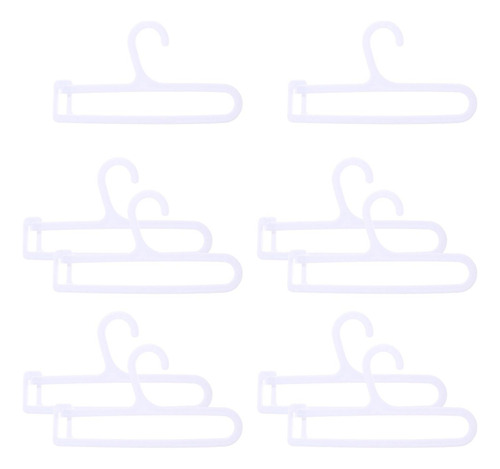 10 Piezas De Perchas Para Ropa De Muñecas, Soporte De Ropa