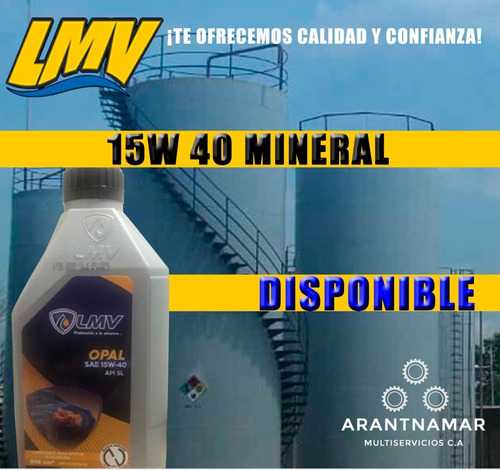 Aceite Mineral 15w40 Lmv