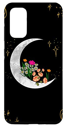 Funda Para Galaxy S20 Crescent Moon Flowers Lunar Garden Spa