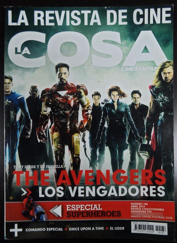 Revista La Cosa Cine Avengers Thor Linterna Verde Crepusculo