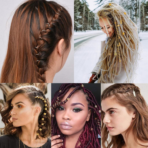 120 Piezas De Accesorios Para Cabello Dreadlocks