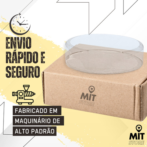 300 Lacres Termoencolhível Para Potes 157mm X 30mm Cristal