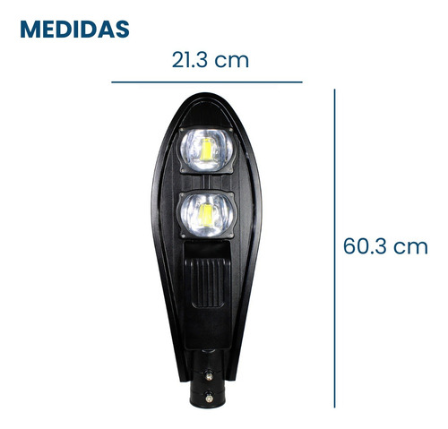 Lampara Alumbrado Publico 100w Tipo Cobra Con Fotocelda 7010