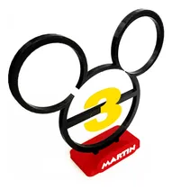 Comprar Centro De Mesa Mickey Mouse Personalizado- Impresión 3d