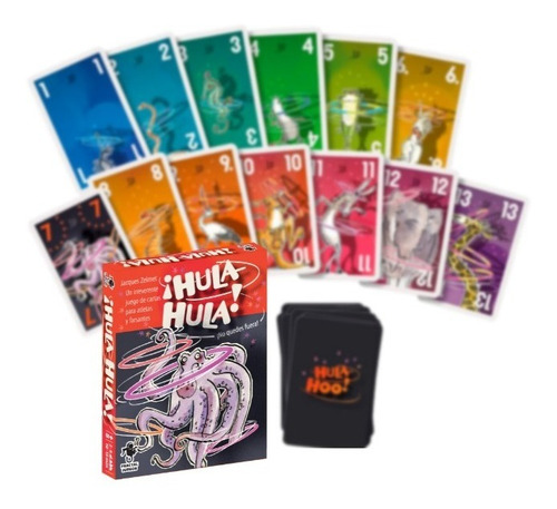 Imagen 3 de 4 de Juego De Mesa | Hula Hula | Adictivo Juego De Cartas