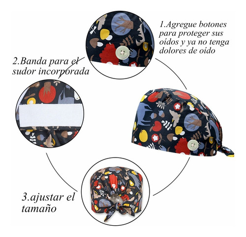 Imagen 4 de 7 de Gorro Médico Quirúrgico