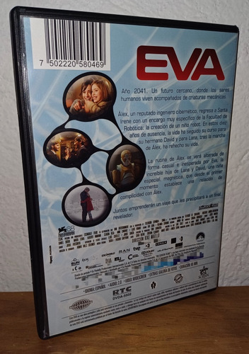 Dvd Eva ( Kike Maíllo, Daniel Brühl ) (Usado)