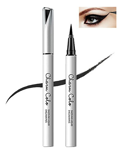 Delineador De Ojos Líquido Negro Mate Waterline Eye Liner Pe