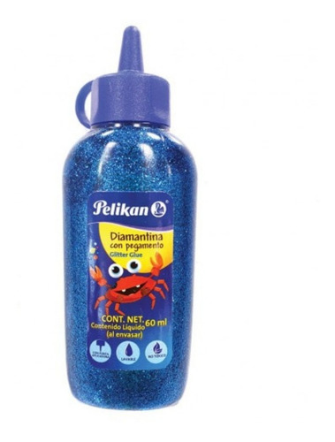 Pegamento Diamantina 60ml V/colores Pelikan Pack C/20 Pzas