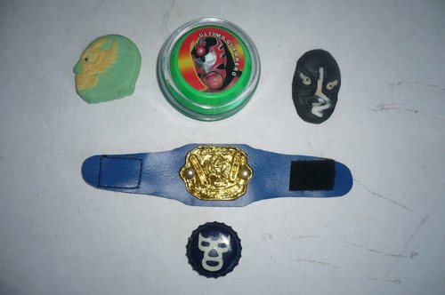 Yoyo Pin Mascaritas Y Campeonato - Luchador Lucha Libre