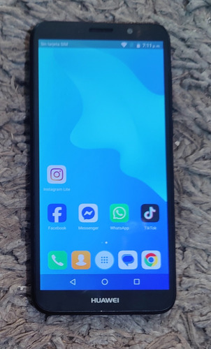 Huawei Y5 Neo, 16 Gb De Memoria Y 1 Gb Ram, Libre Para Cualquier Compañía, Sin Detalles, Todo Funciona Bien, Excelente Estetica Negro (Usado)