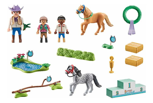 Torneio de pôneis Playmobil Horses of Waterfall 71495